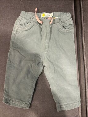 Baby Boden Sage Green Corduroy Kids Pants